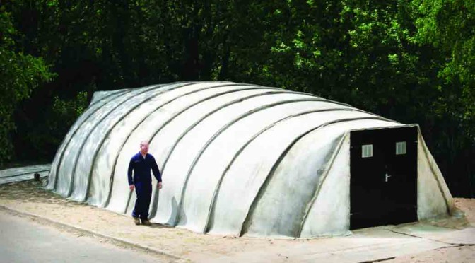 Concrete Cloth – Makes Durable Shelters Within Hours