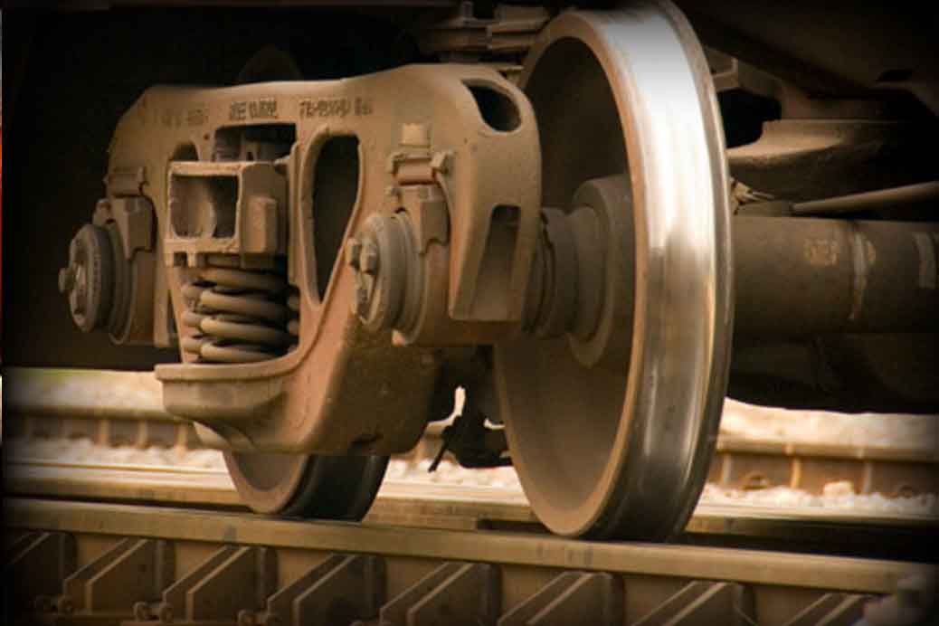 Why train wheels have conical geometry r/trains