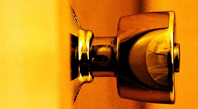 Brass Doorknobs of Public Restrooms