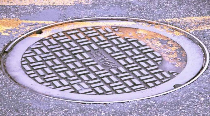 manhole cover in space