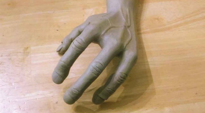 If someone has the Alien hand syndrome, they'd have a hand that would move around and do stuff on it's own without the person even being aware about it.