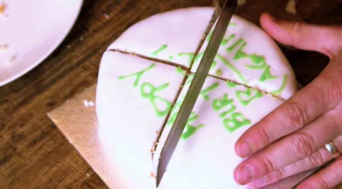 Cutting a Round Cake on Scientific Principles